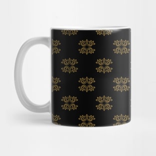 Ornament black and gold 6 Mug